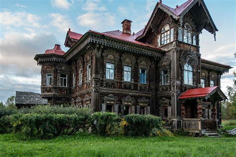 russian country house figgerits  The manor or Alexander Pushkin's grandmother, Zakharovo, Moscow Region